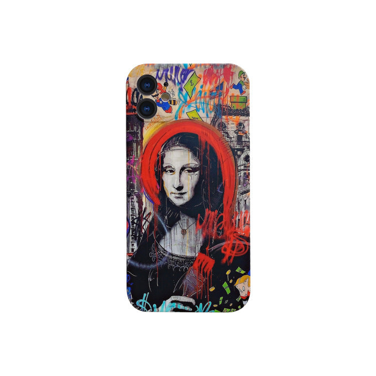 Mona Lisa Mobile Phone Case Shatterproof IMD Soft Shell