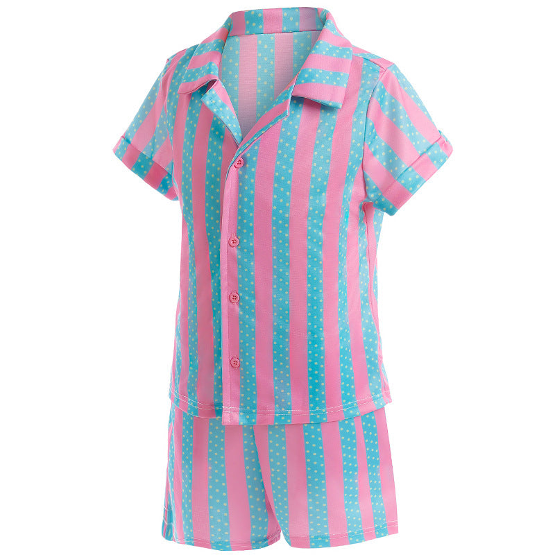 Short Sleeve Suit Beach Suit Role-playing Two-piece Suit