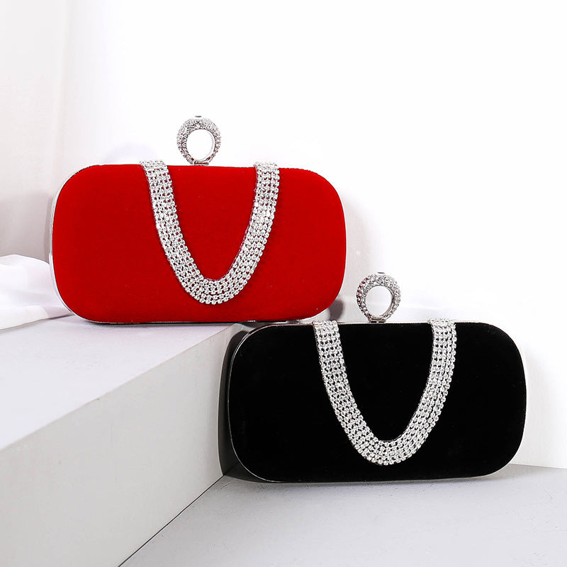 ELEANOR DIAMOND LUXURY CLUTCH BAG