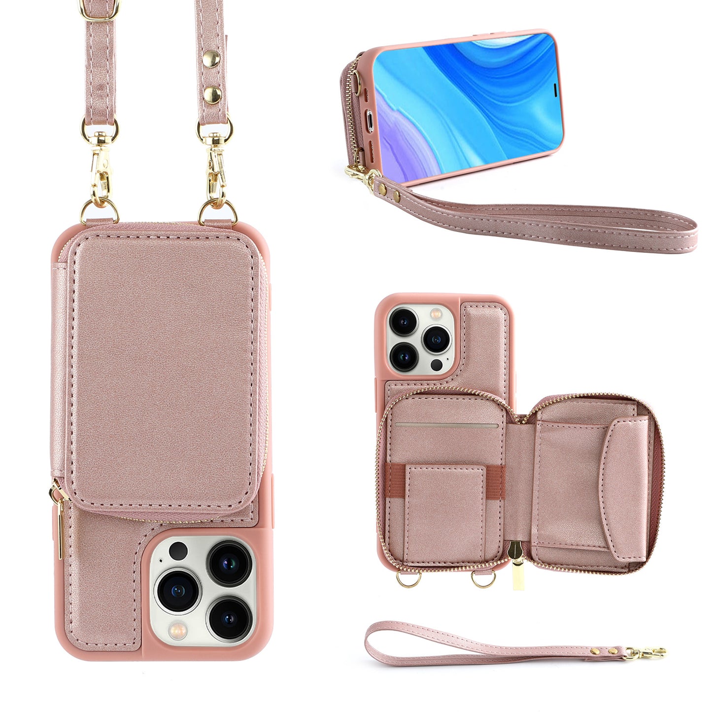 Multifunctional Card Holder  case For iPhone Rfid