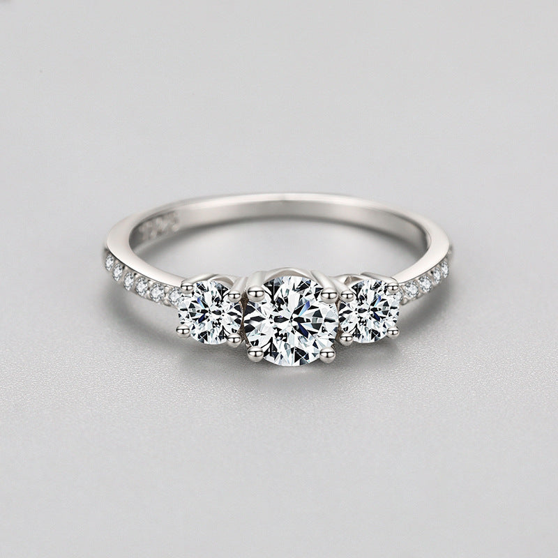 925 Sterling Silver Light Luxury Ring