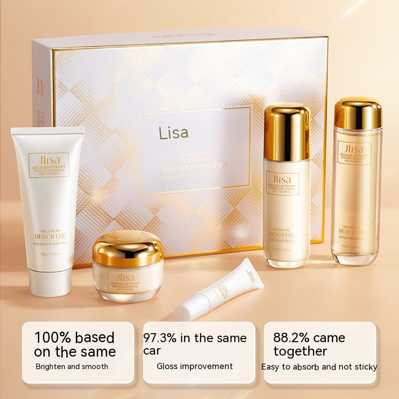 Go  Light Luxury Five-piece Set For Skin Rejuvenation Due To Retinol centella asiática