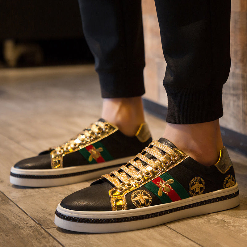 Bee  Ace embroidered sneaker