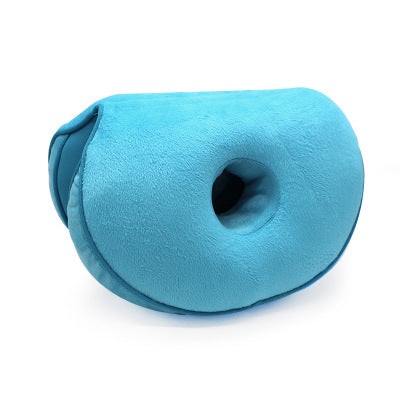 Dual Plush Comfort Cushion Lift Hips Up Seat Cushion Pillow Butt Mat Pain Relief