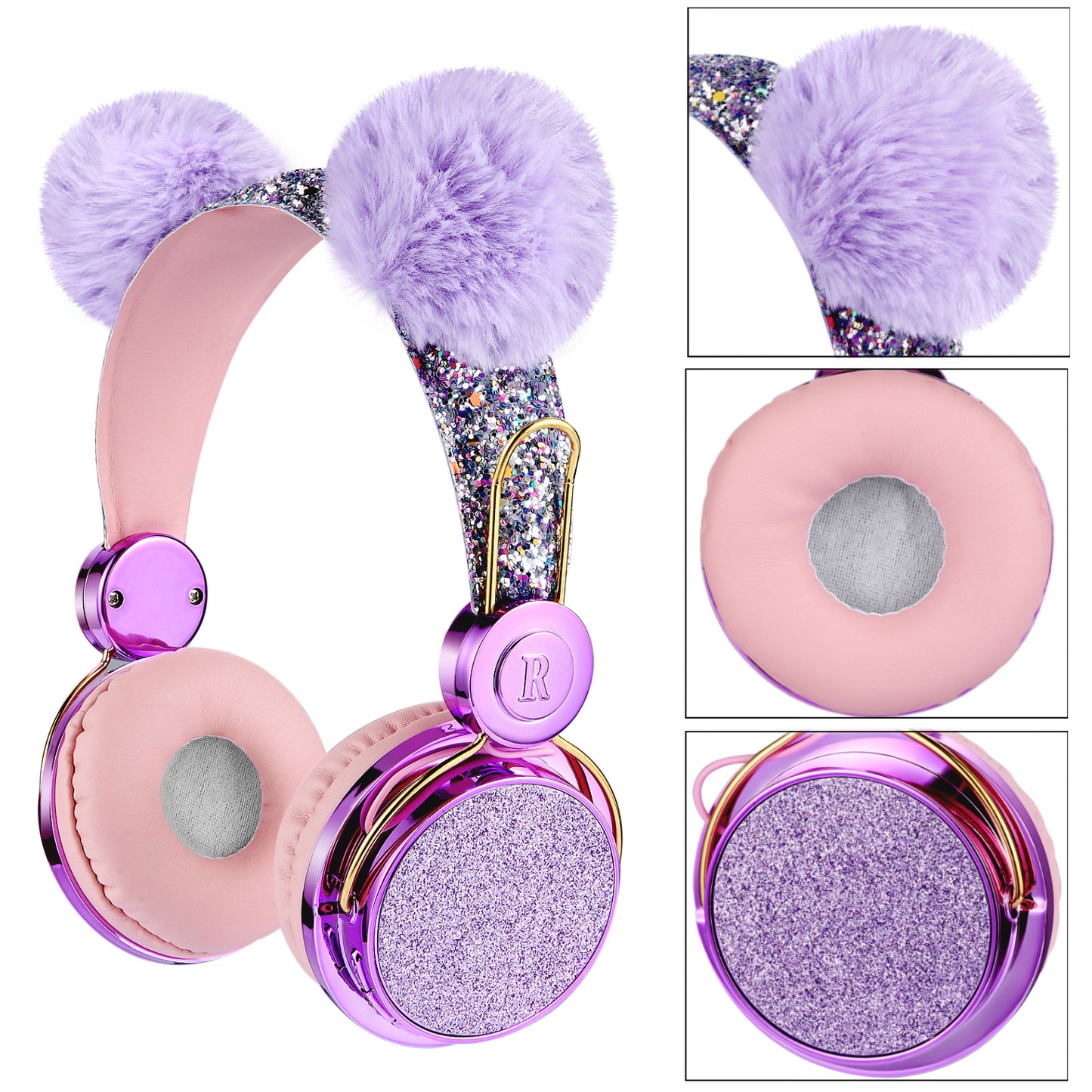 Unicorn Cartoon Anime Diamond Children's Jewelry Gift Headset