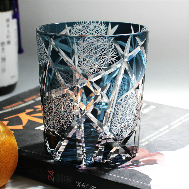 Hand Carved Crystal Glass Cup