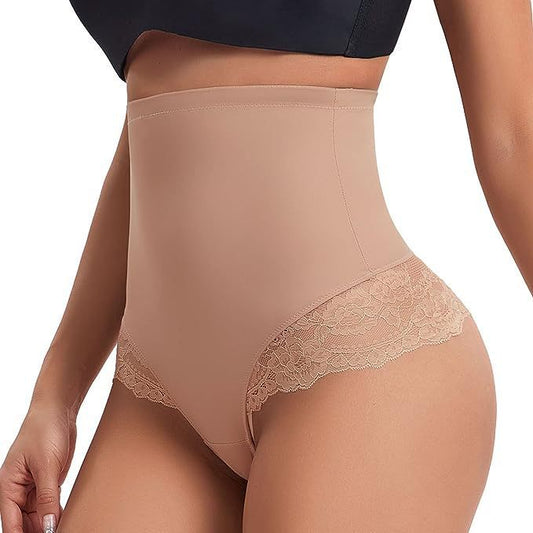 Tummy Control Thong Shapewear For Women Seamless High Waist Shaping Thong