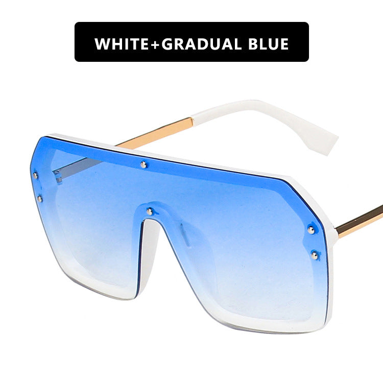 Oversized One-Piece Sunglasses Trendy Sunglasses