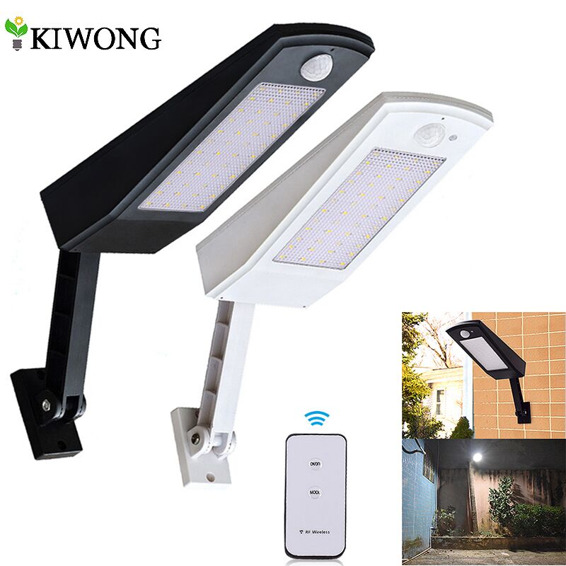 48 LED Outdoor Motion Sensor Light Solar Lights 900LM Lamp For Wall Garden Yard