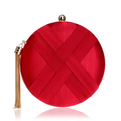 SIDRA EVENING CLUTCH BAG or Rosa round