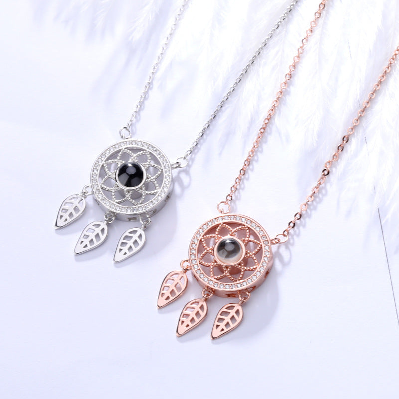 I Love You Necklace - Rose Dreamcatcher