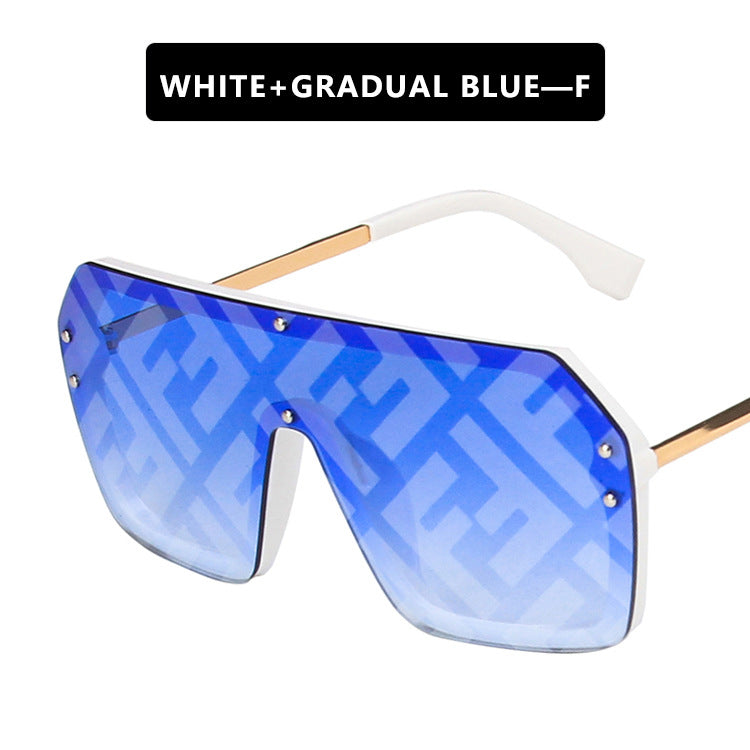 Oversized One-Piece Sunglasses Trendy Sunglasses