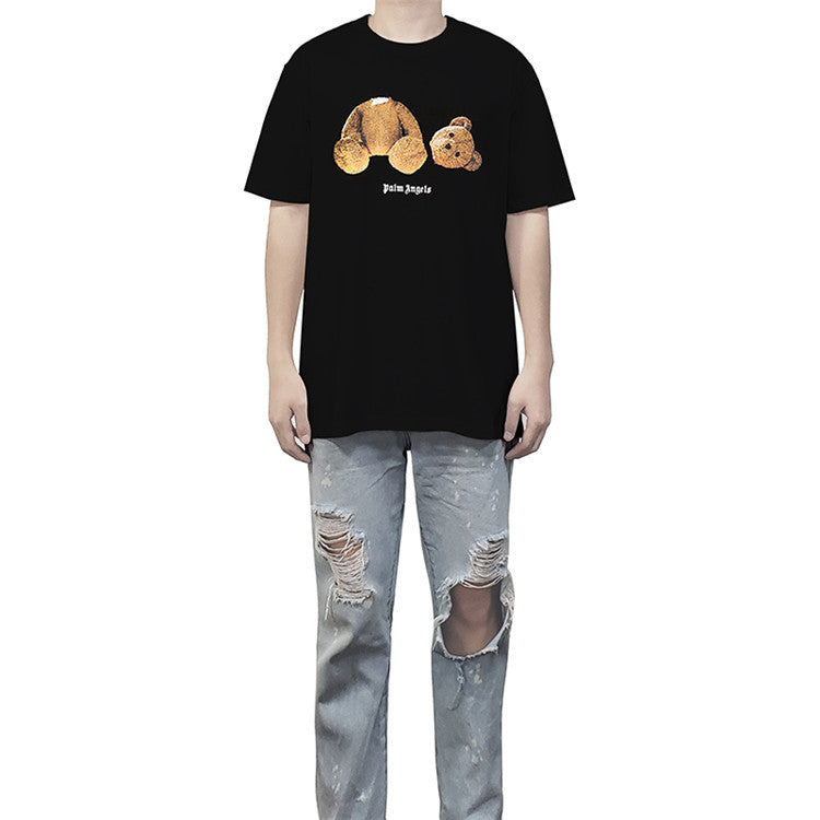 Teddy bear decapitated short sleeve T-shirt