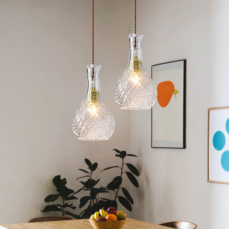 Chandelier Industrial Pendant Light Bar Hanging Lamp Fixtures Cafe drinkware shape