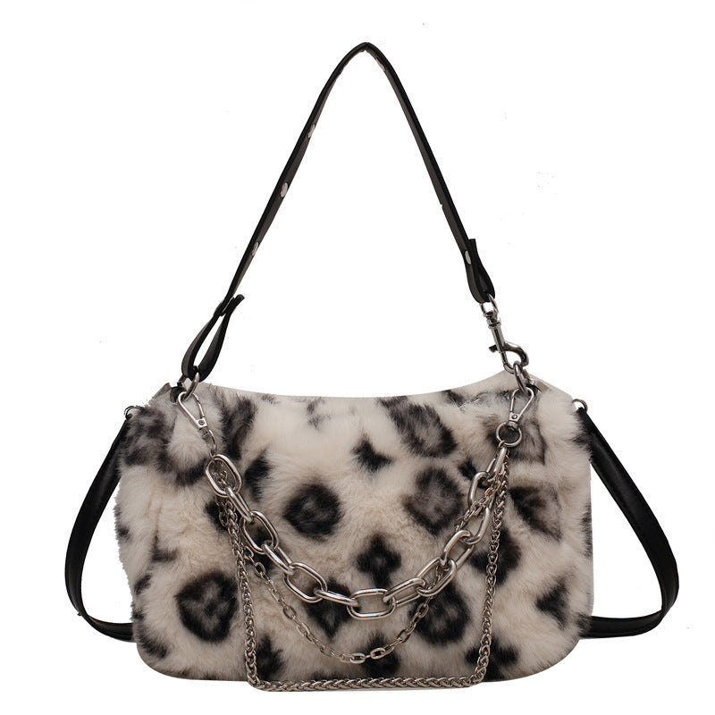 Women Winter Plush Handbags