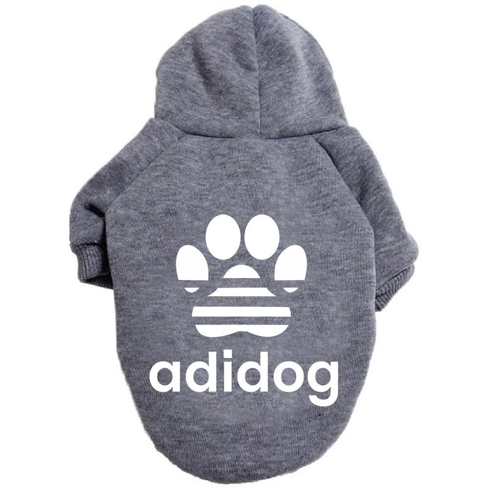 Adidog Clothes Fashion Dog Hoodie Pet Shirt Dogs Pets Sweater Jacket