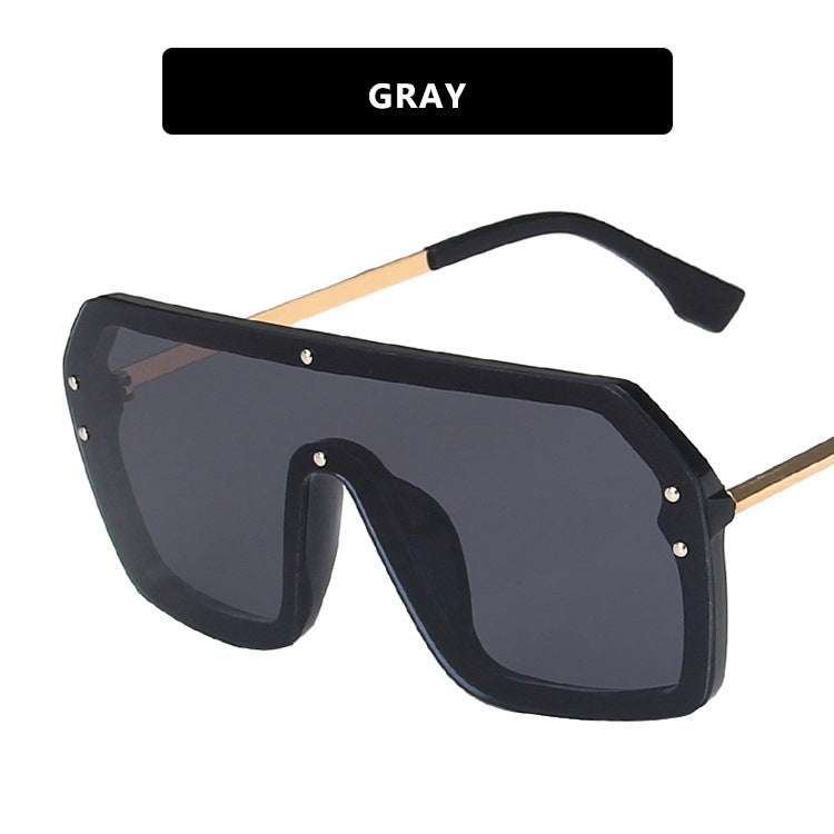 Oversized One-Piece Sunglasses Trendy Sunglasses