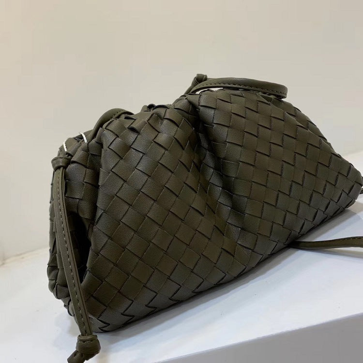 Genuine Leather Handbags Sheepskin Woven Shoulder Bag I’m not pouch bottega veneta