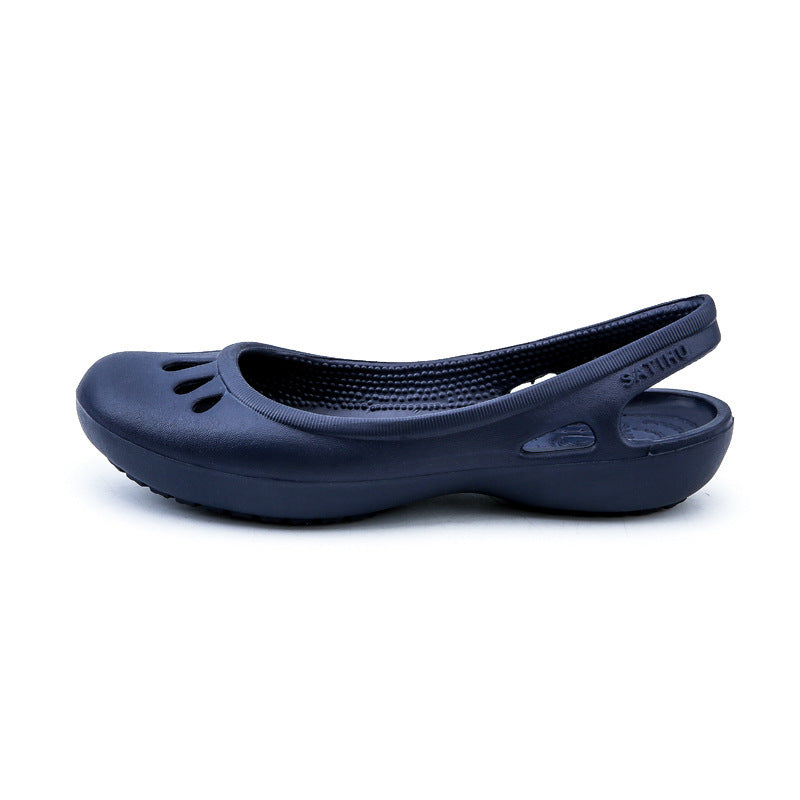 Satihu Flat  Shoes Hole Shoes Flat With Toe