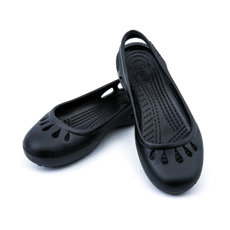 Satihu Flat  Shoes Hole Shoes Flat With Toe