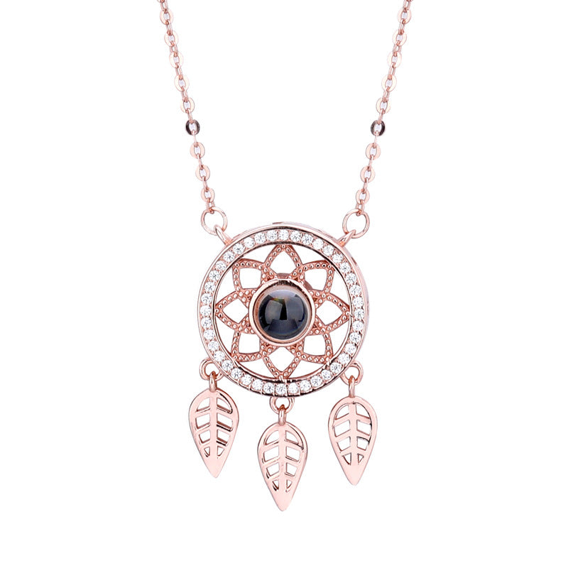 I Love You Necklace - Rose Dreamcatcher