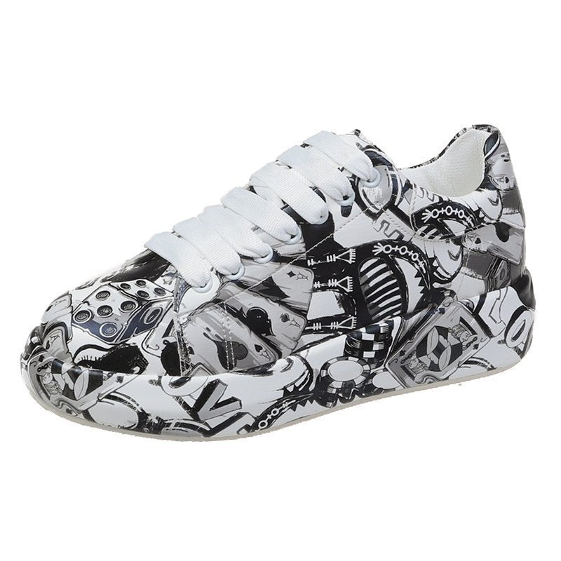 Fashion Graffiti Casual Sports Daddy Shoes