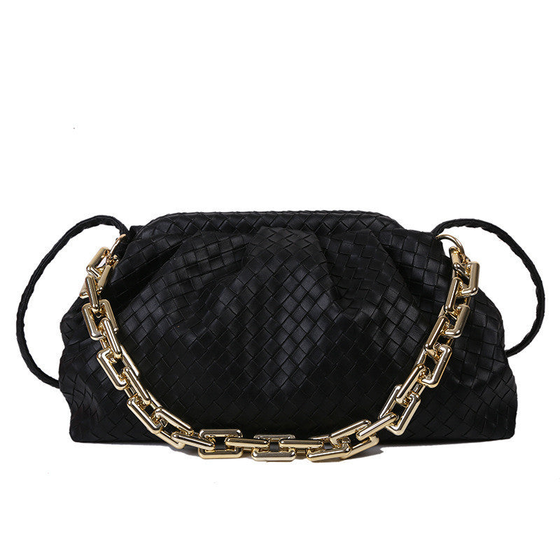 Temperament Chain Handbag Wild Woven Cloud Bag