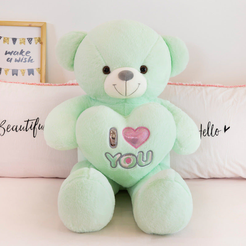 Holding Heart Teddy Glowing Bear Plush Toy 1 feet to 3 feet