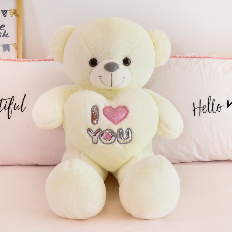 Holding Heart Teddy Glowing Bear Plush Toy 1 feet to 3 feet