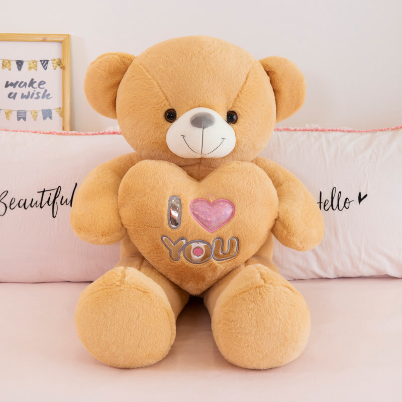 Holding Heart Teddy Glowing Bear Plush Toy 1 feet to 3 feet