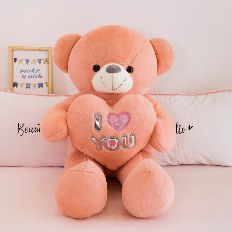 Holding Heart Teddy Glowing Bear Plush Toy 1 feet to 3 feet