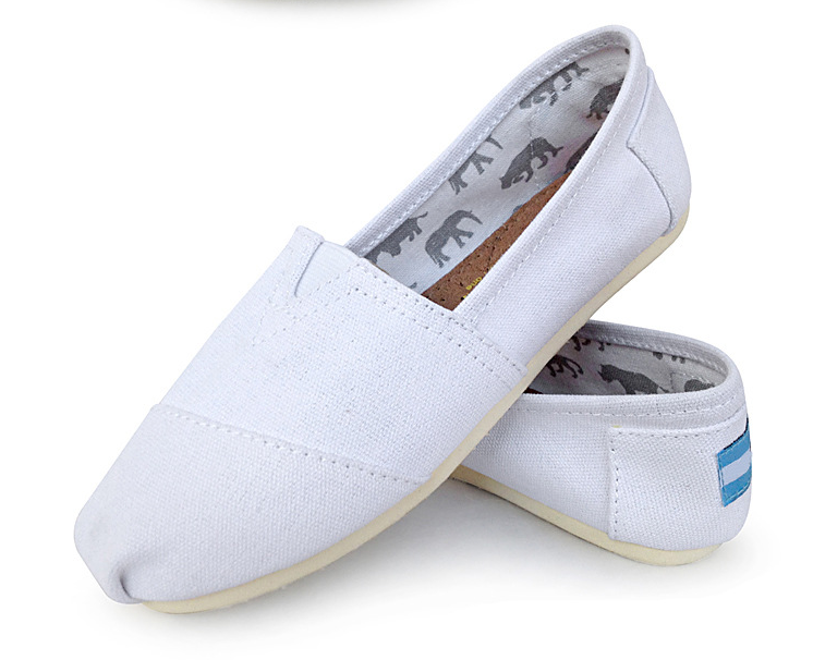 Summer New Low-Cut Breathable  Color Couple Foot Canvas Shoes Tom