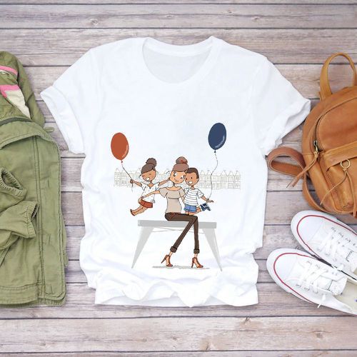 Casual Loose Fashion Children's Clothing With Short Sleeves