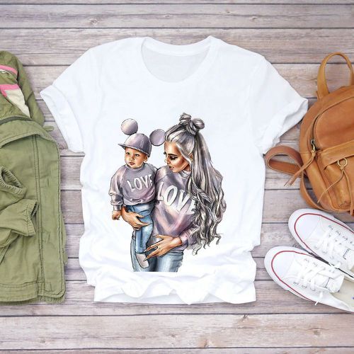 Casual Loose Fashion Children's Clothing With Short Sleeves