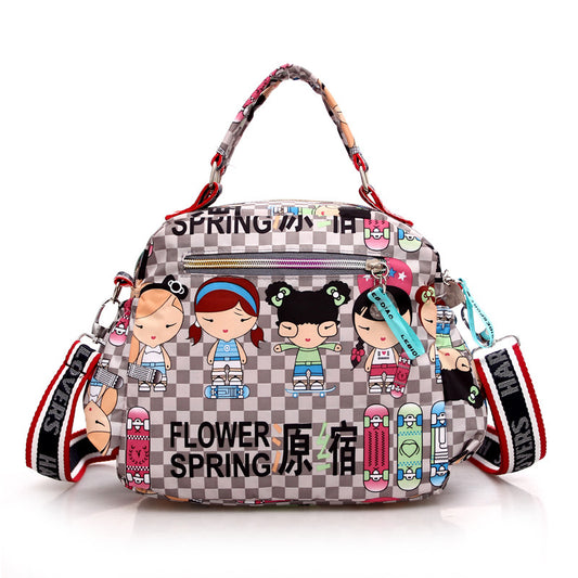 Harajuku doll fashion girl crossbody bag