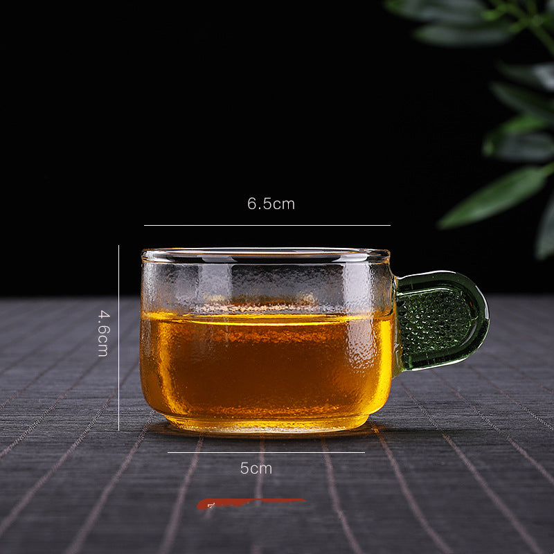 Borosilicate Heat-resistant Glass Teacup Hammer Handle