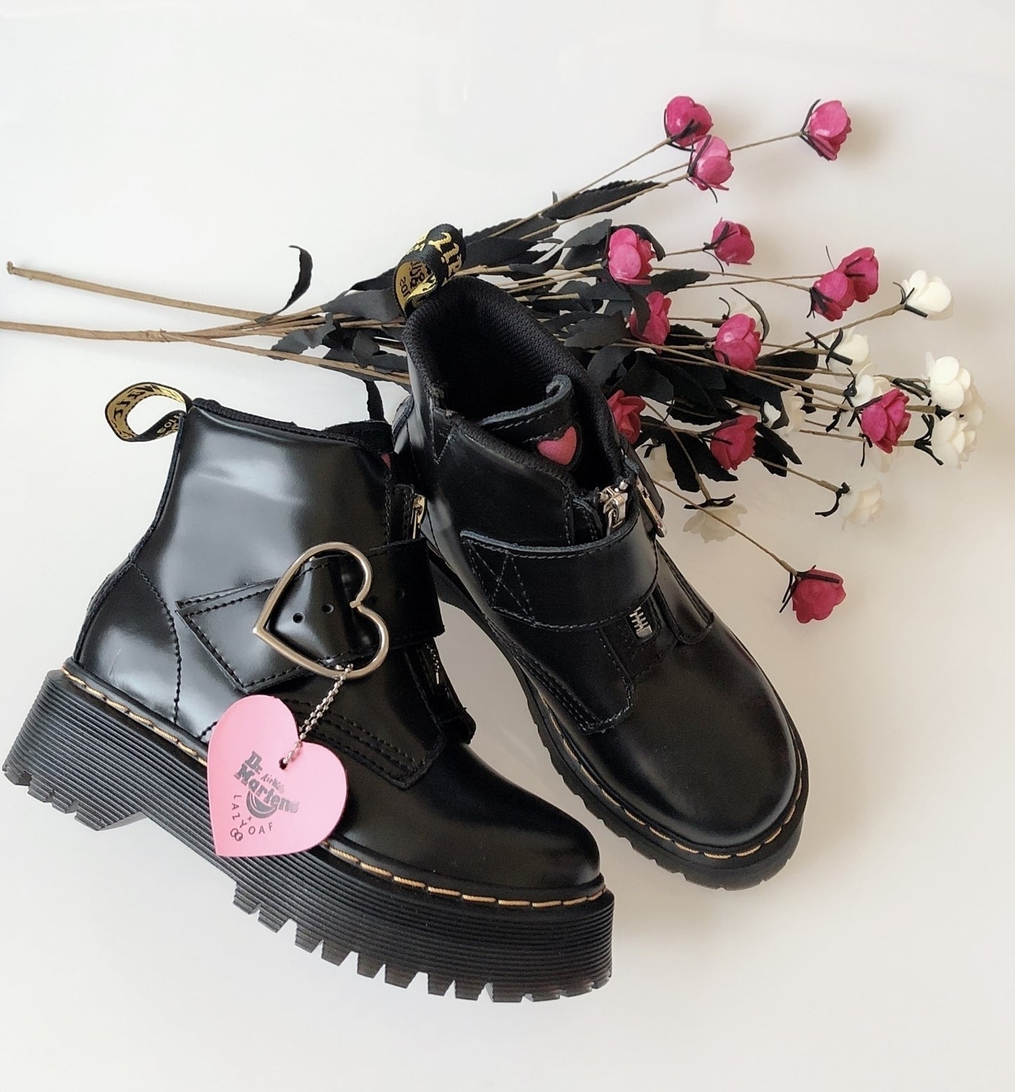 Dr. Martens x Lazy Oaf chunky Buckle Boo