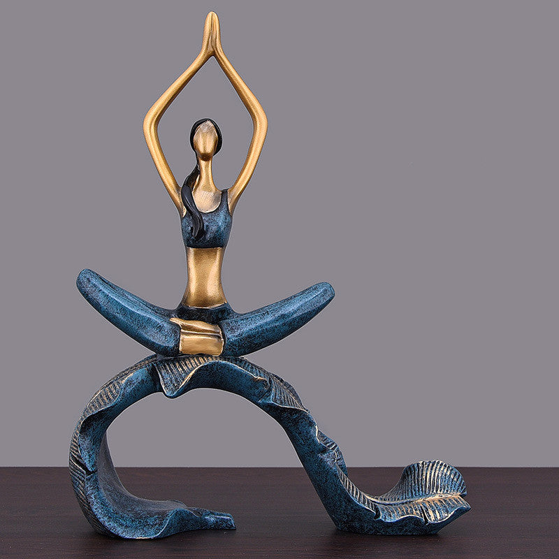 Style Yoga Girl Ornaments Home Decorations