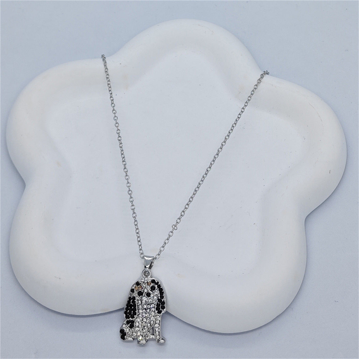 Cute Knight Dog Pendant Necklace