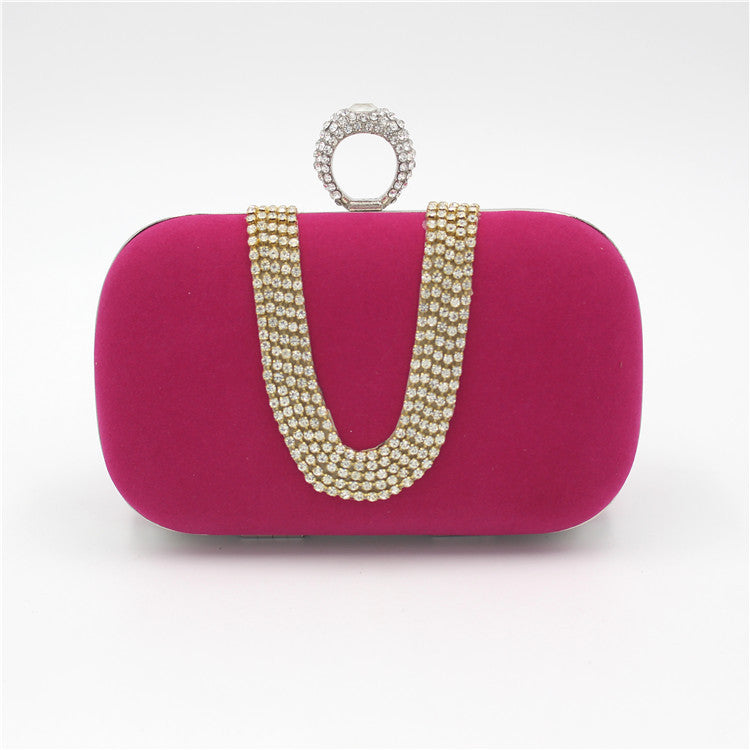 ELEANOR DIAMOND LUXURY CLUTCH BAG