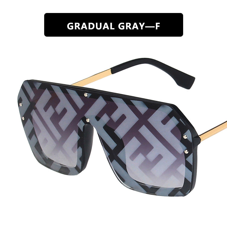 Oversized One-Piece Sunglasses Trendy Sunglasses