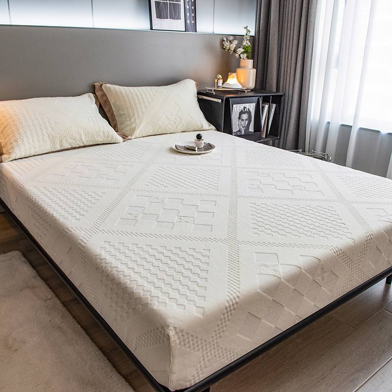 High Weight Milk Velvet Jacquard Bed Sheet