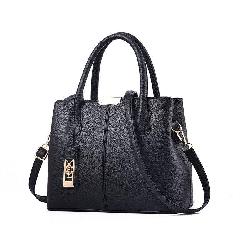 Handbag Middle-Aged Mother Bag Fashion Big Bag Shoulder Bag Messenger Bag Ladies All-Match Bag