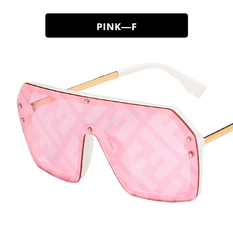 Oversized One-Piece Sunglasses Trendy Sunglasses