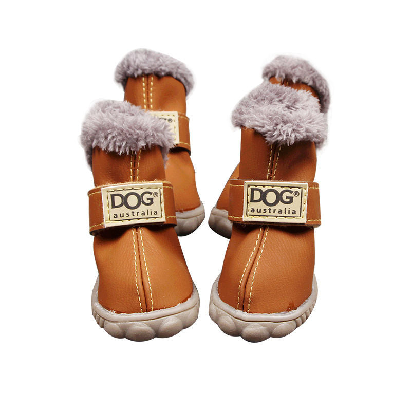 Dog Thick Snow Boots Keep Warm Teddy Autumn And Winter ug lovers