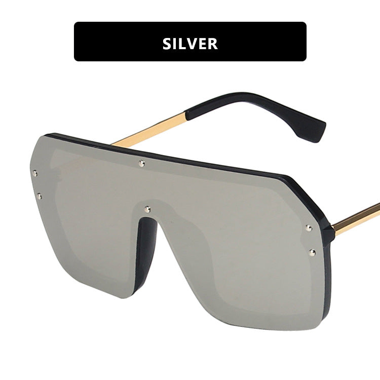 Oversized One-Piece Sunglasses Trendy Sunglasses