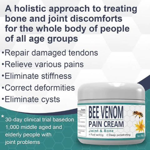 3 pack New Zealand Bee Venom Joint Bee Venom Pain and Bone Healing Cream (New Zealand Bee Extract - Specializes in Orthopedic Diseases and Arthritis Pain