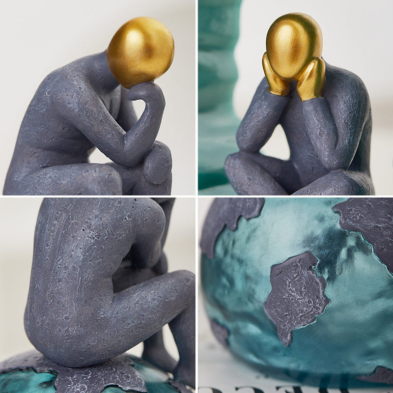 Thinker Art Character Decoration Modern