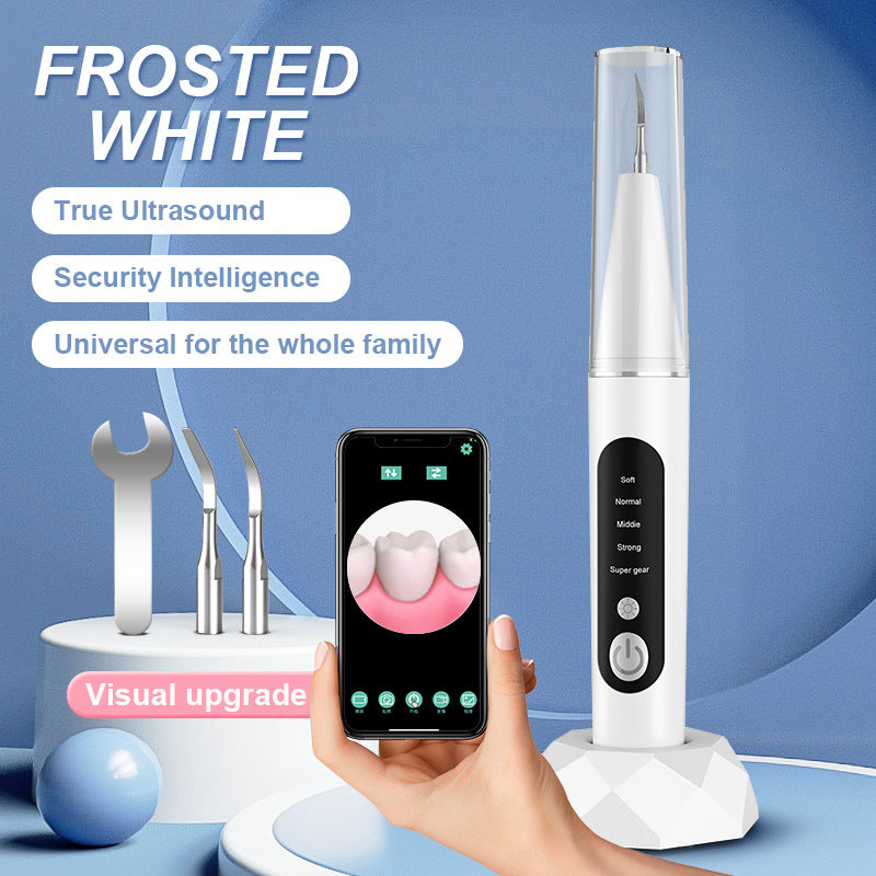 Visual Ultrasonic Tooth Cleaning Device Convenient Household Tooth Flushing Device To Remove Calculus And Beauty Tooth Cleaning Device