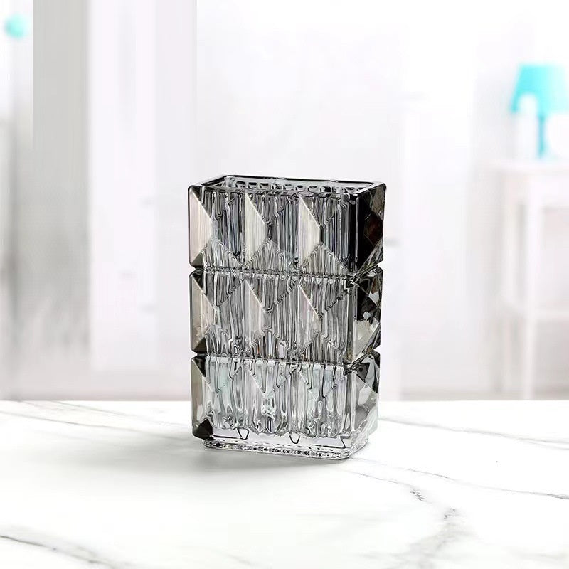 Nordic Light Luxury Bakala Crystal Vase Home Decoration